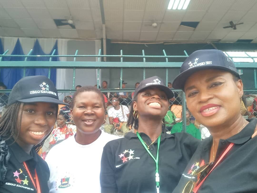 Organizing team selfie